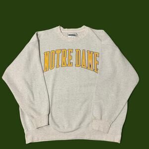 Vintage Notre Dame Crewneck Sweatshirt by Dannagers Size XL